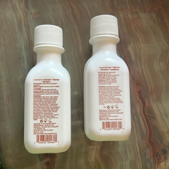 Healthy Sexy Hair, Pumpkin Revitalizing Shampoo, and Conditioner 2 oz each - Picture 2 of 4